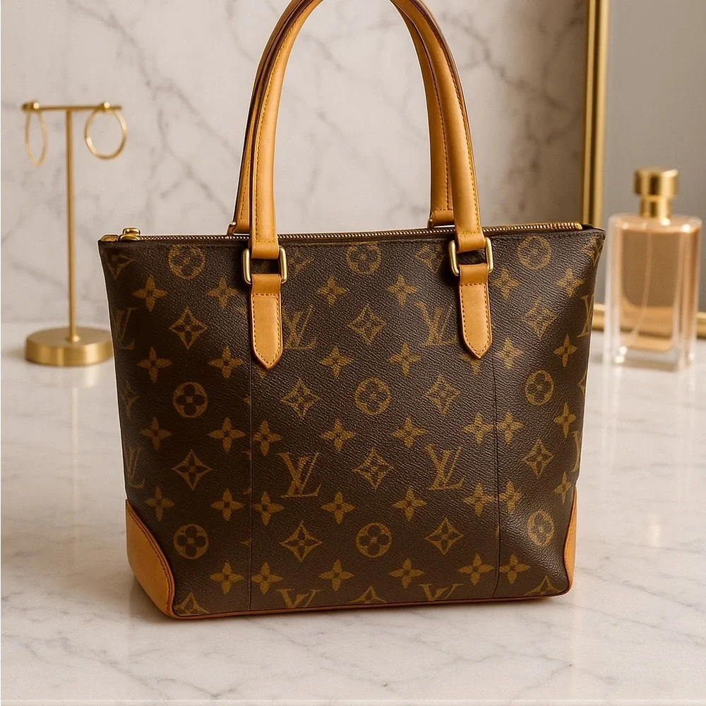 Authentic Louis Vuitton Cabas Piano GM Monogram Tote - Verified– Classic Brown